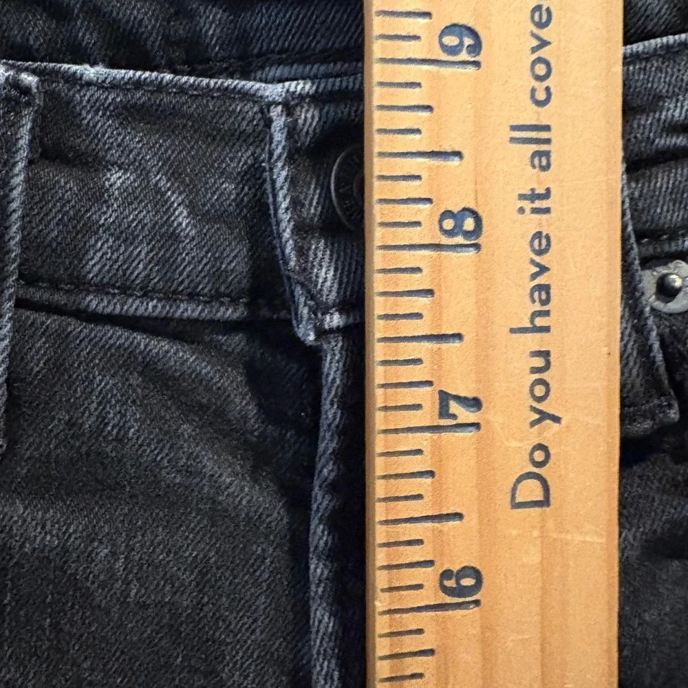 Abercrombie‎ & Fitch Black Skinny Jeans Men 28x28 (Tag 28x30) Stretch Slim A&F